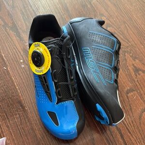 MSC Black and Blue Cycling Shoes
